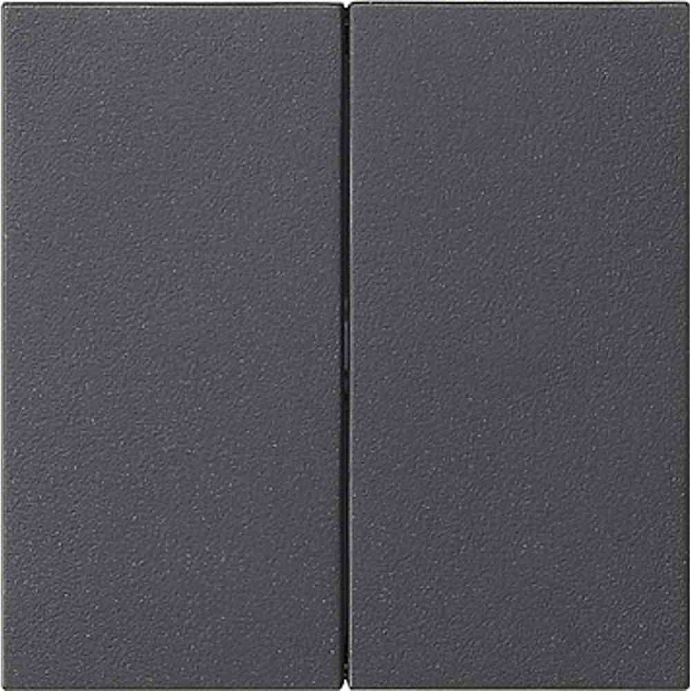 System 3000 Bedienelement, 2f, anthrazit, mit Abdeckung, geeignet für Jalousieeinsatz, 536228 
