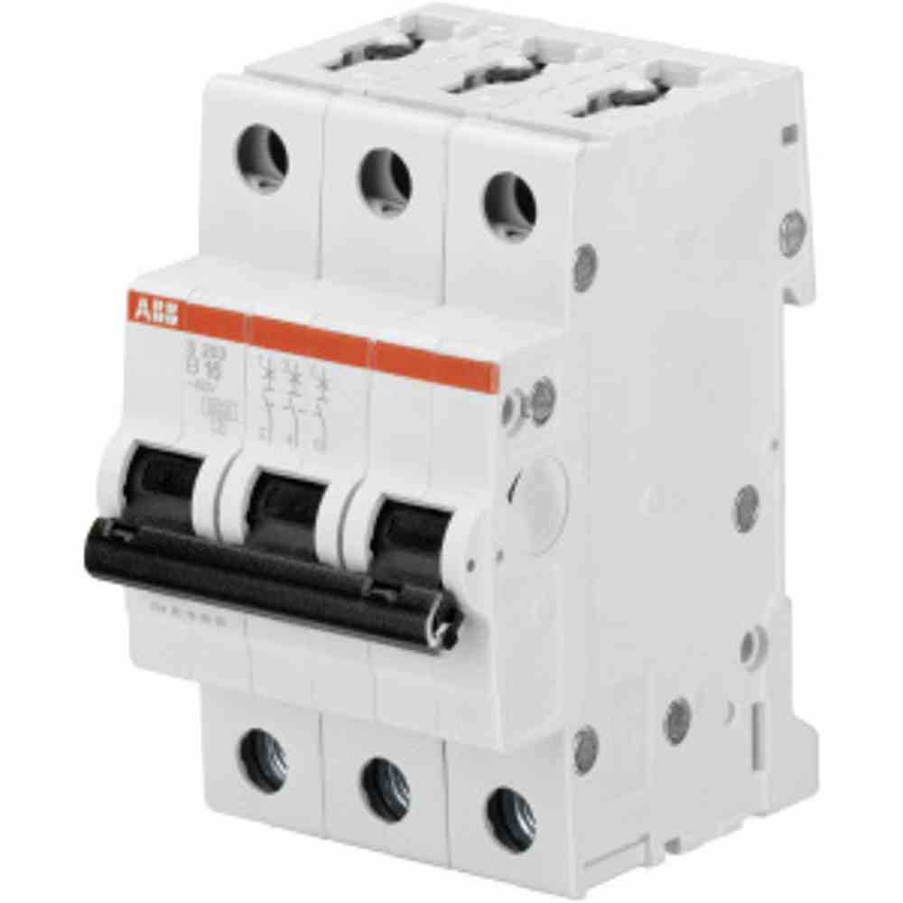 Leitungsschutzschalter, AC, B, 50A, 3p, 400V, 6kA, 3TE, 50Hz, Zusatzeinrichtungen möglich, IP20 