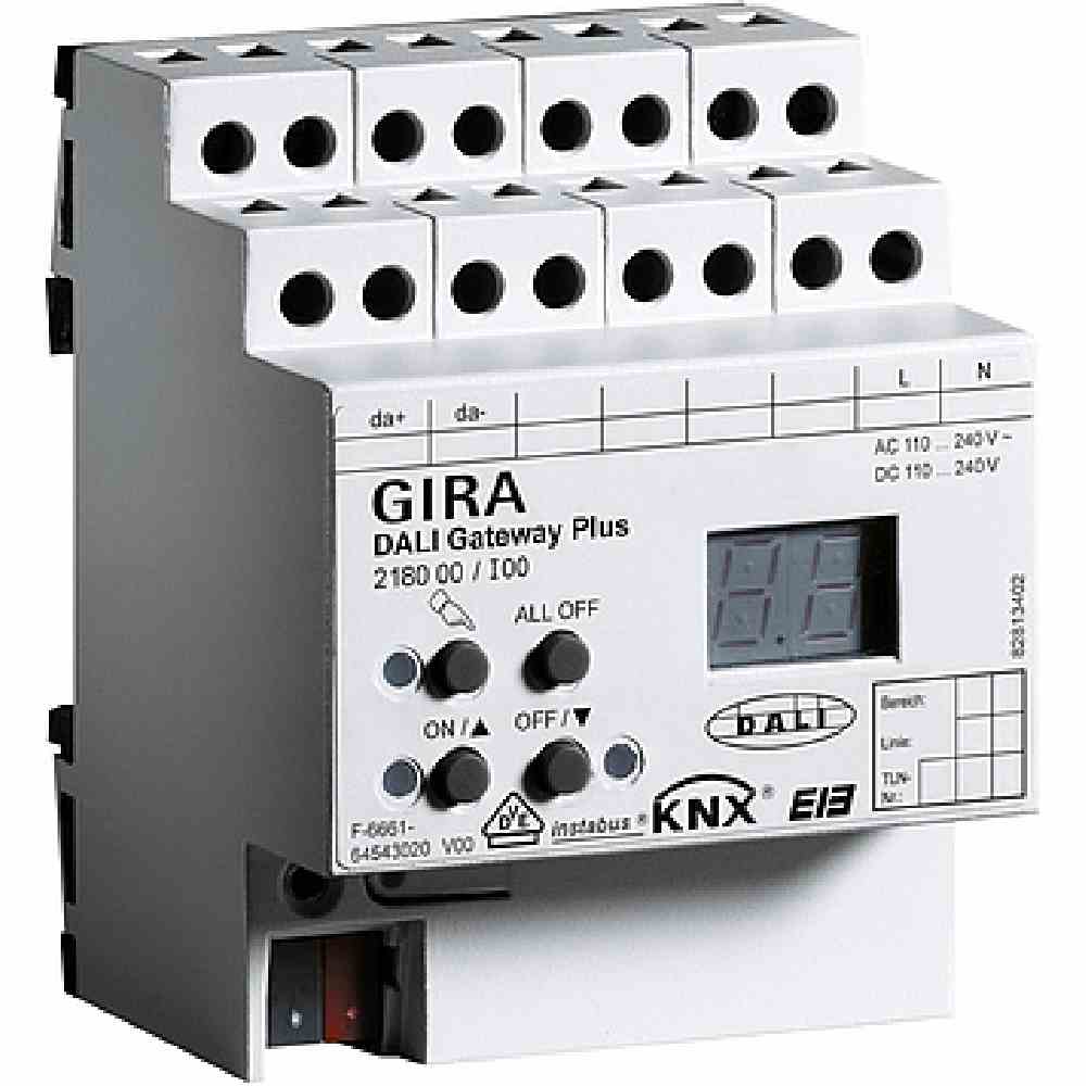 Gateway DALI, KNX, REG, 110-24V, 4TE, IP20, 218000 