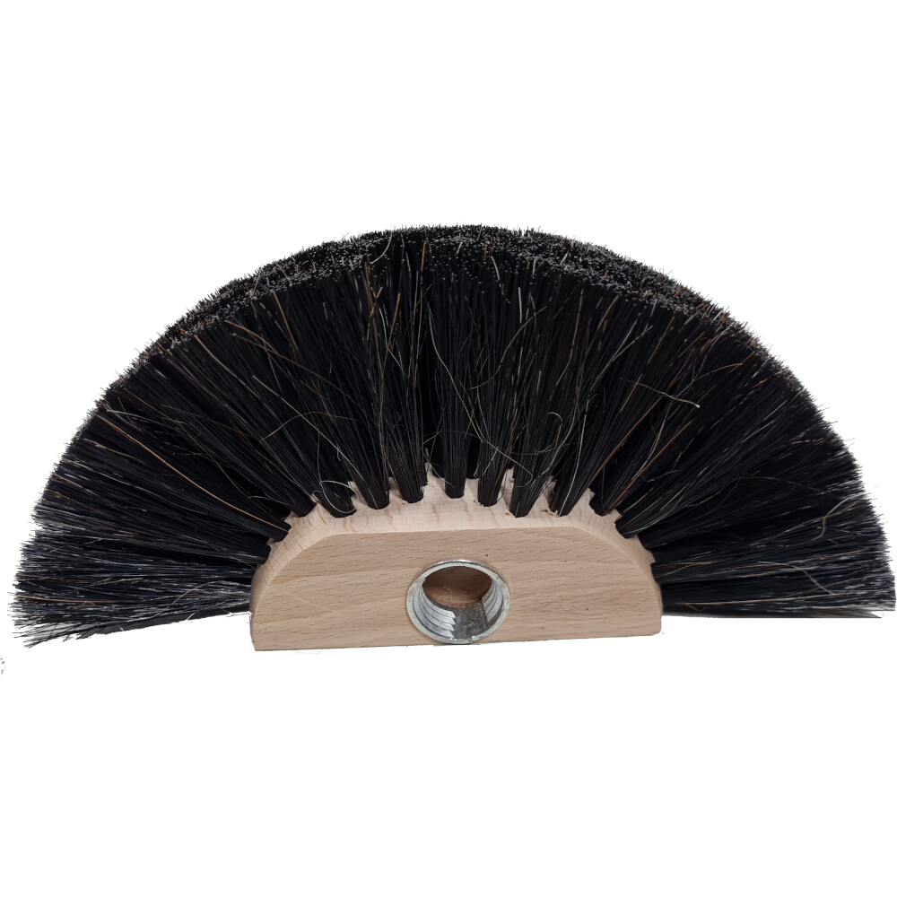 Spinnfeger "Halbmond" mit Rosshaar-Mischung