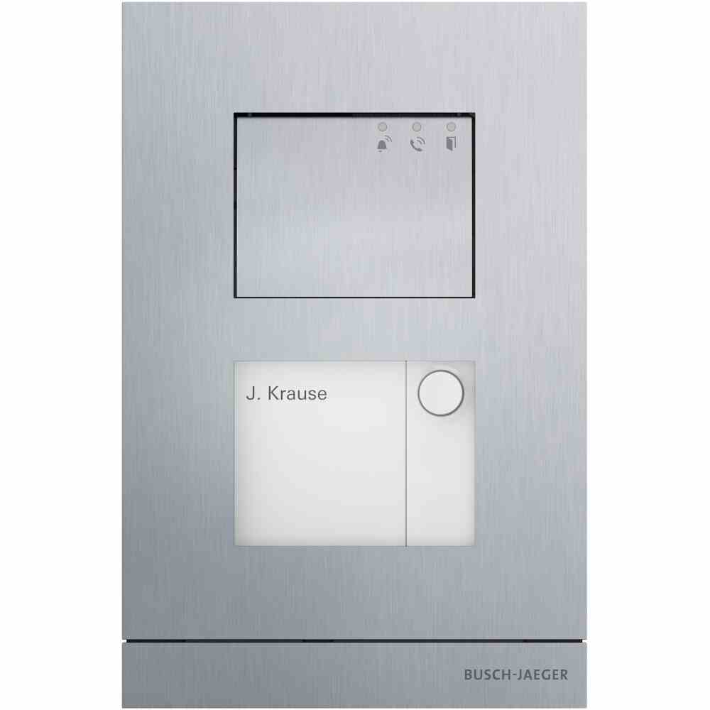 Klingeltableau,Netzwerktechnik,Aluminium,Unterputz,1tast,aluminium 