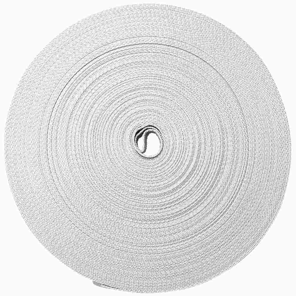 RolloTron Gurtband 0,9 mm stark, grau/beige, 23 mm breit, 18 m lang