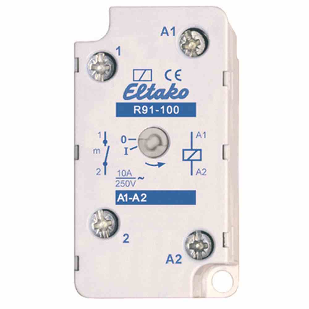Installationsrelais, 1,4TE, teilelektronisch, Aufputz, 1S, 12V/AC, 10A, 250V, AC 