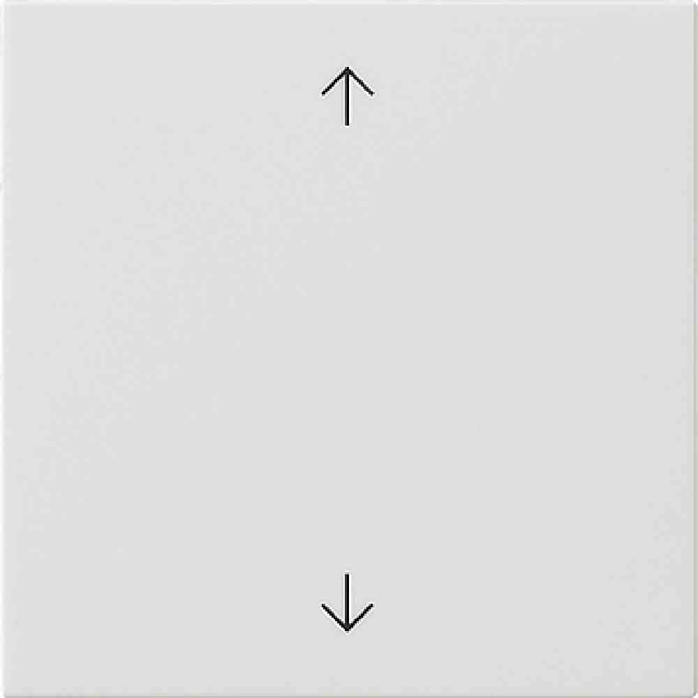 System 3000 Bedienelement, 1f, reinweiß, mit Abdeckung, geeignet für Jalousieeinsatz, glänzend, 536103