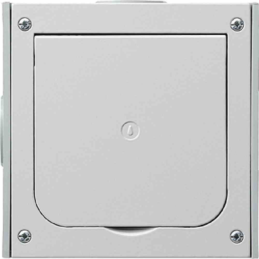 System 55 Gerätedose UP, IP41, Aluminium, quadratisch, Gehäusedurchführung durch Ausbrechöffnung, Gehäusedurchführung durch Rohrstutzen, 112x112x61,5mm, 011800