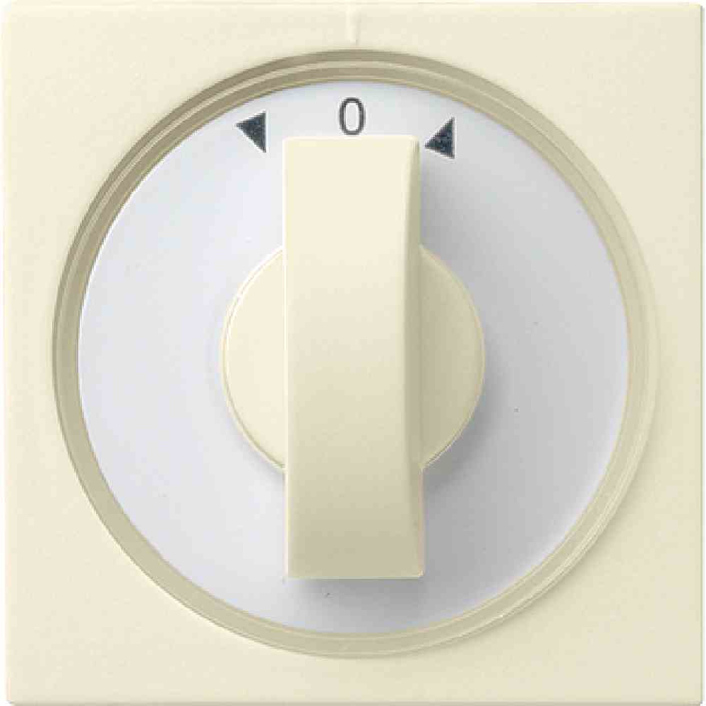 System 55 Knebel, Symbol Jalousie, weiß, glänzend, Symbol Pfeile, 066601 