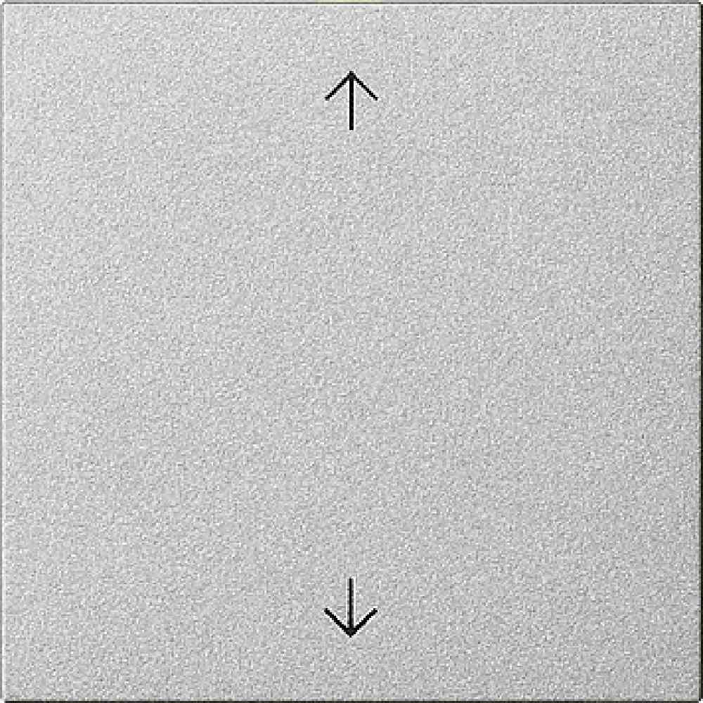 System 3000 Bedienelement, 1f, aluminium, mit Abdeckung, geeignet für Jalousieeinsatz, 536126 
