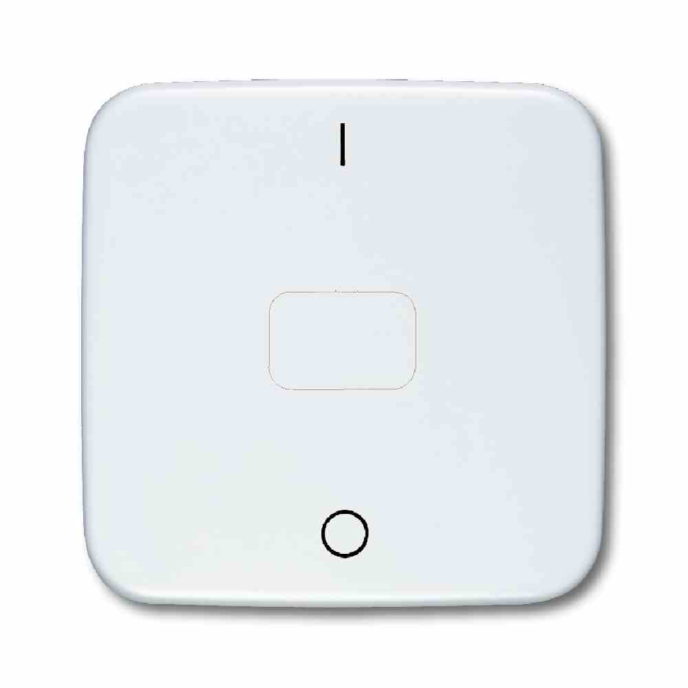 REFLEX SI Kontrollwippe, Schalter/Taster, alpinweiß, glänzend, Kennzeichen 0/1, mit austauschbarer Linse/Symbol
