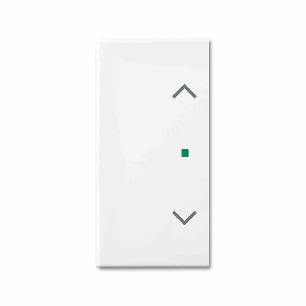 BUSCH-BALANCE SI Tastwippe, Bussystem KNX, 2f, alpinweiß, glänzend, Kunststoff, Thermoplast