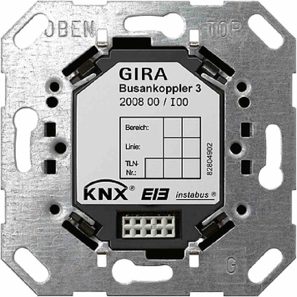Busankoppler, KNX, Unterputz, 1p, Krallen-/Schraubbefestigung, 200800 