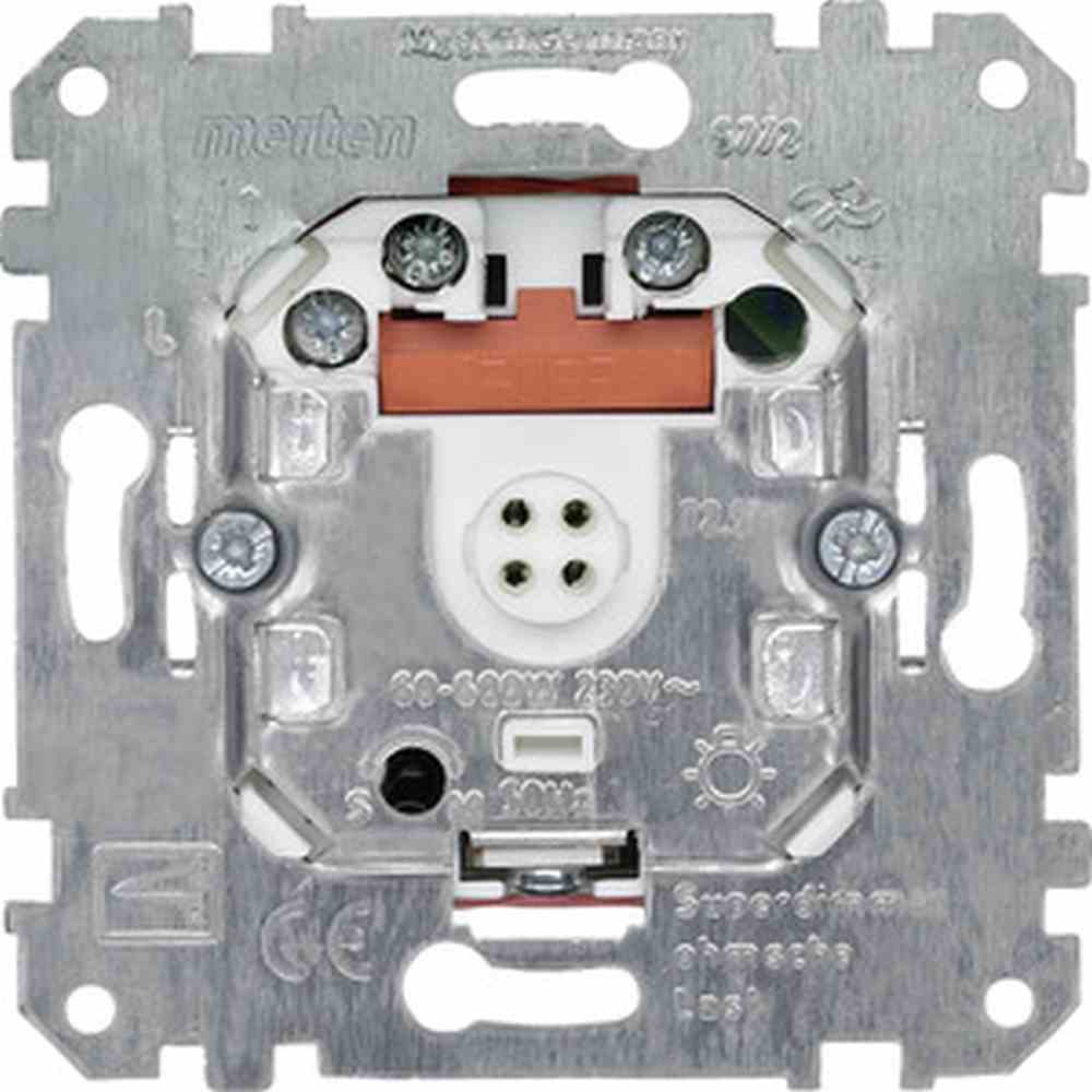 Tastdimmer, 60-600W, ohmsche Last, Unterputz, Lichtwertspeicher 