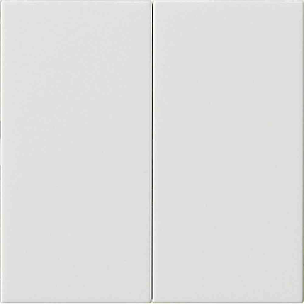 System 3000 Bedienelement, 2f, reinweiß, mit Abdeckung, geeignet für Dimmeinsatz, geeignet für Jalousieeinsatz, geeignet für Schalteinsatz, glänzend, 536203