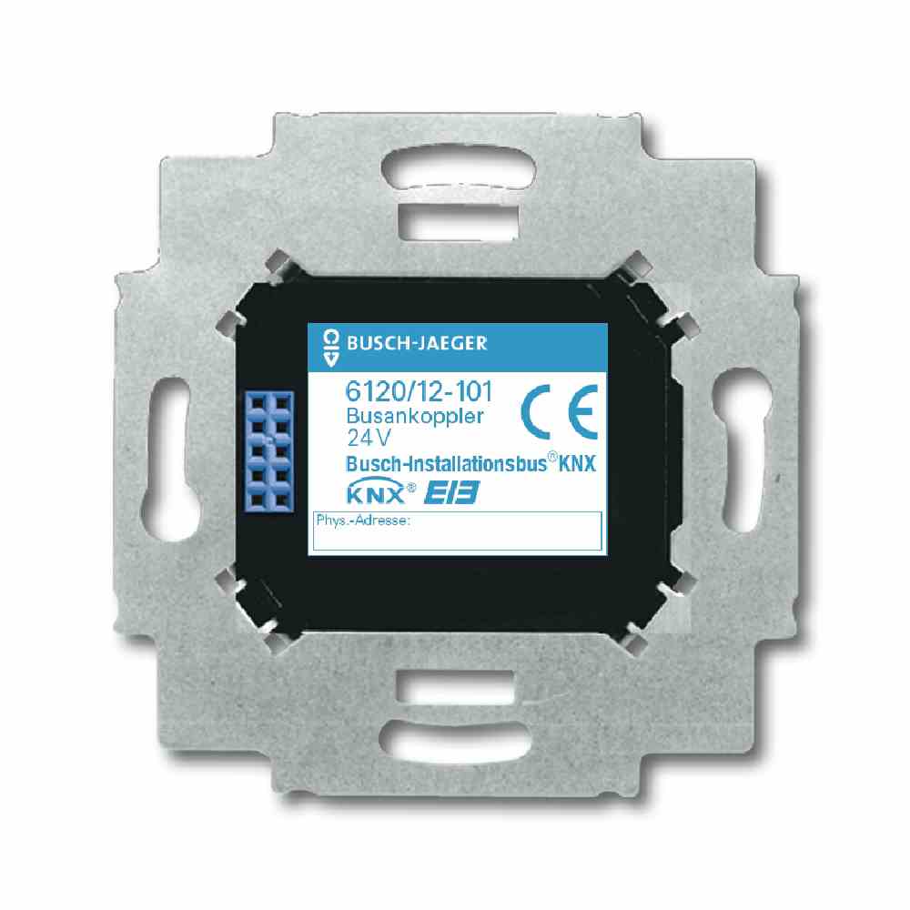 PRION SENSOREN Busankoppler, Bussystem KNX, Unterputz, 1p, Befestigung mit Schraube