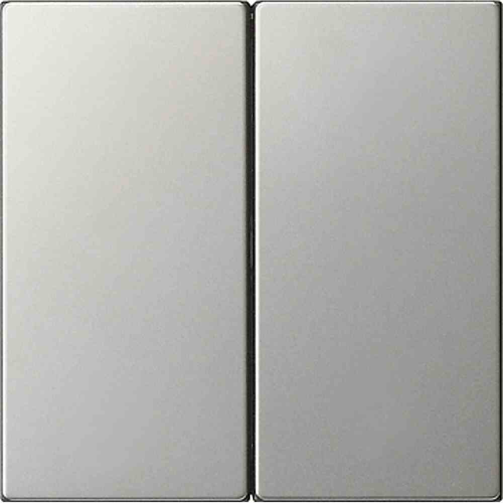 System 3000 Bedienelement, 2f, edelstahl, mit Abdeckung, geeignet für Dimmeinsatz, geeignet für Jalousieeinsatz, geeignet für Schalteinsatz, 5362600