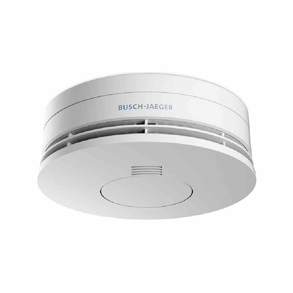 Rauchmelder, 3VDC, VdS anerkannt, weiß, Standalone, 10J, Batterie/Akku, optisch, 85dB, mit Sockel