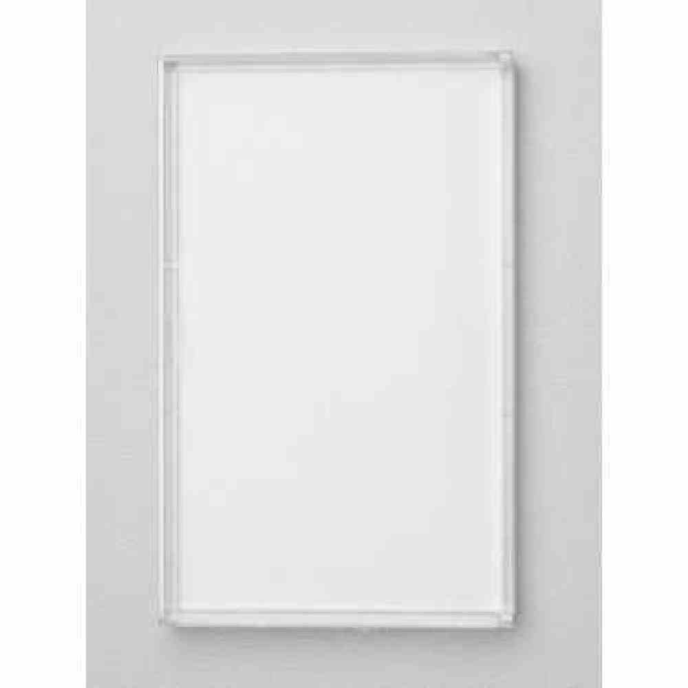 Namenschildabdeckung für 14751/70-14754/70, 1575-, Maße: 95x60x5mm (BxHxT)