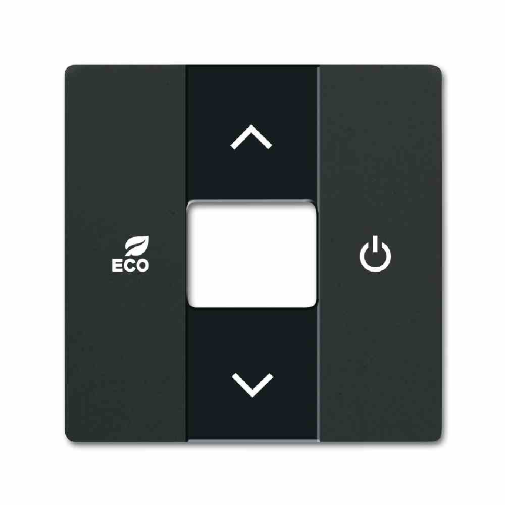 FREE@HOME Tastwippe, Bussystem KNX, schwarz, matt, Kunststoff, Thermoplast 